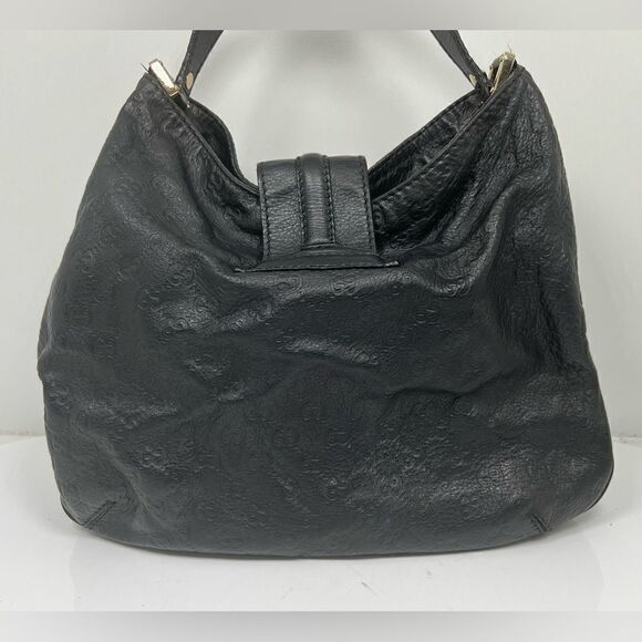 Guccissima Gucci Black Handbag Bag Hobo - Picture 4 of 14